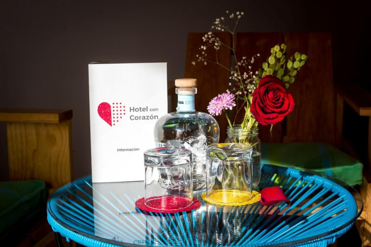Hotel Con Corazon Oaxaca Bagian luar foto