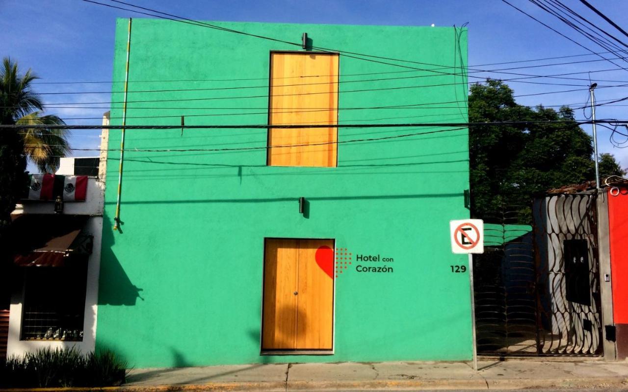 Hotel Con Corazon Oaxaca Bagian luar foto